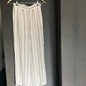 RAILS Rooney Peach Navy Stripe Rayon Elastic Waist Pants Women’s Size XS